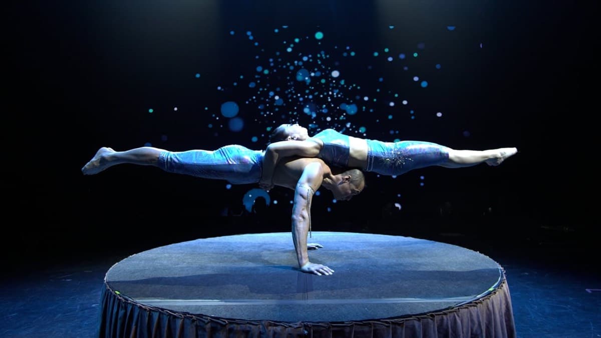 Hand balancing duo from the show's official promo video