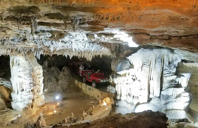 Fantastic Caverns in Branson, Missouri